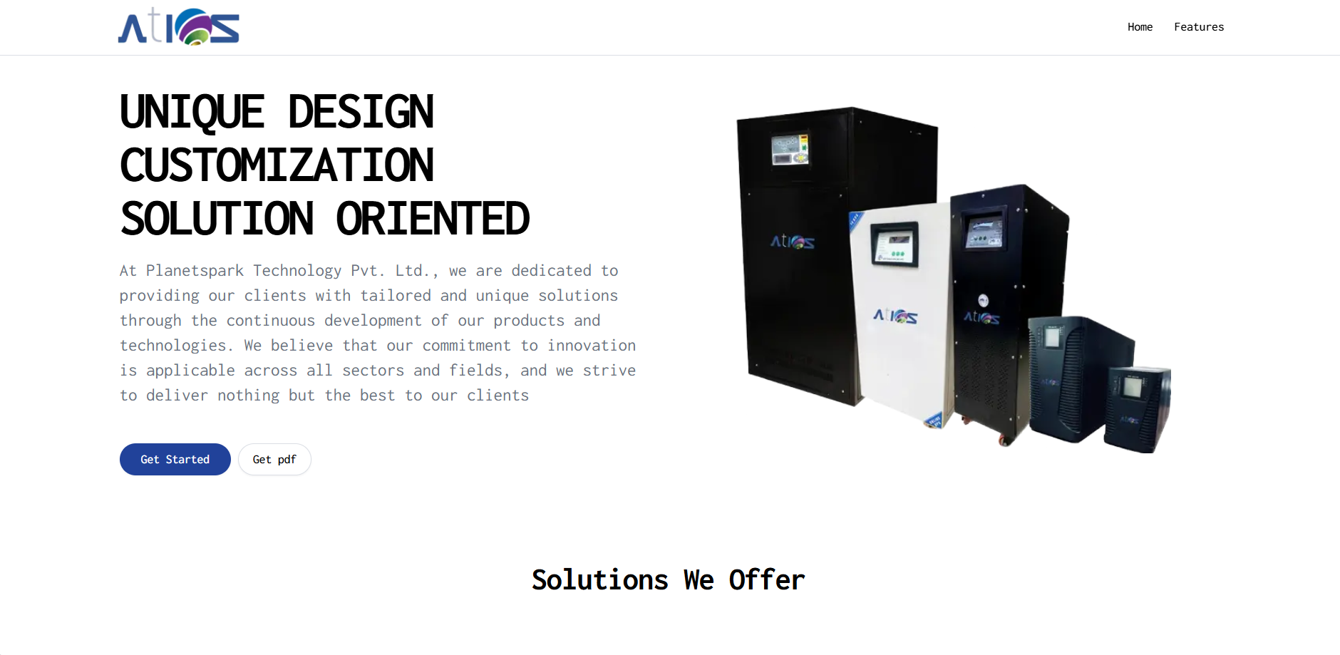 Atios.io – PlanetSpark Solar Device Management